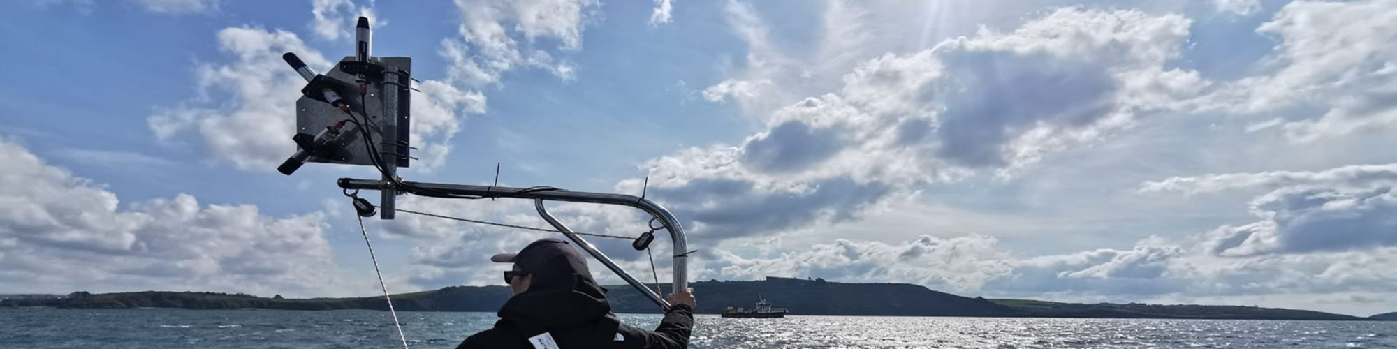 Sampling using the TriOS radiometers in the Tamar estuary