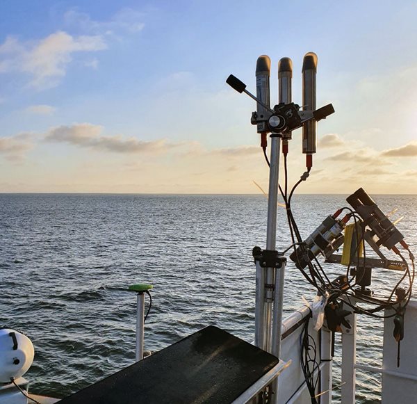 TriOS systems mounted on board the RV Ludwig Prandtl